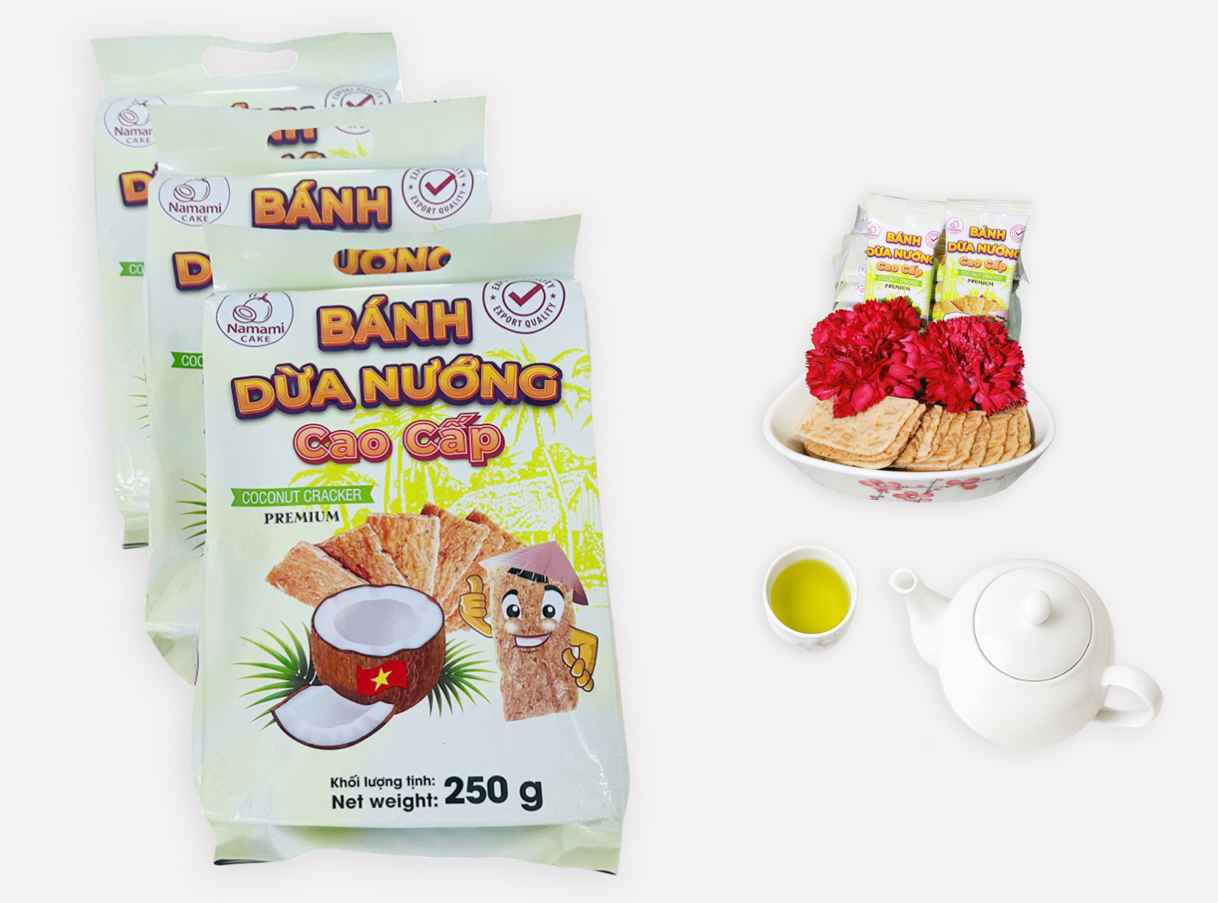 Combo Bánh Dừa Nướng Namami